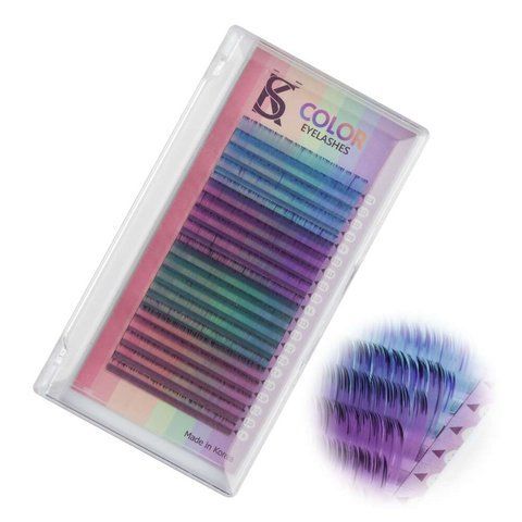 Омбре кольорові Вії для нарощування SK Color Eyelashes 1869010C фото