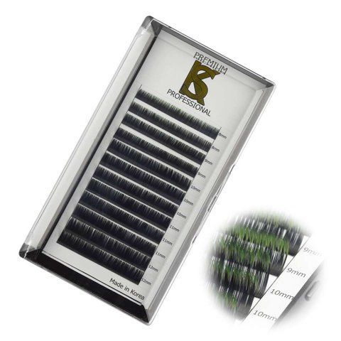 Омбре зелені Вії для нарощування SK Premium Professional 1667010C фото